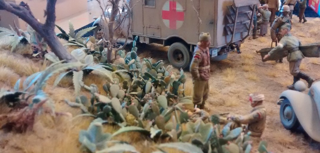 Groß-Diorama Deutsches Feldlazarett.