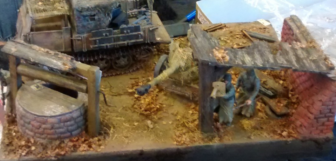 Der Raupenschlepper Ost (RSO) ist der Held dieses Dioramas