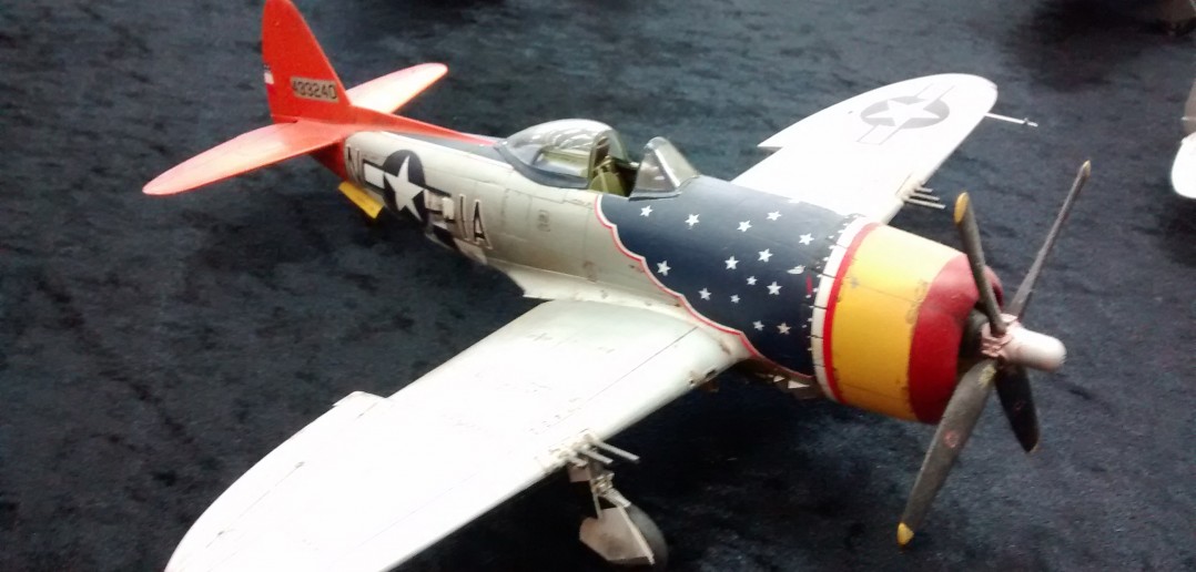 P-47 Thunderbolt, ein Modell von Peter Rastätter von den Modellbaufreunden Mannheim