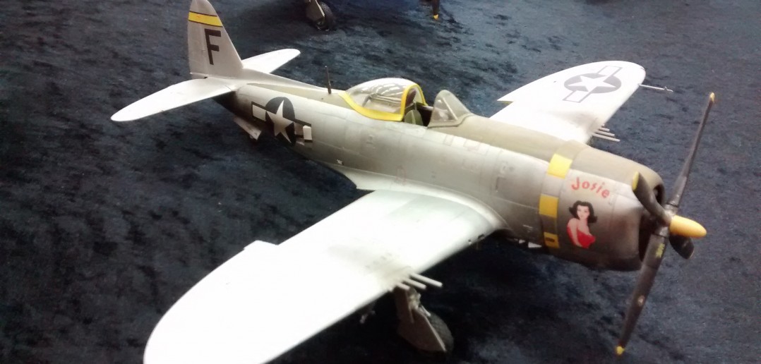 P-47 Thunderbolt, ein Modell von Peter Rastätter von den Modellbaufreunden Mannheim