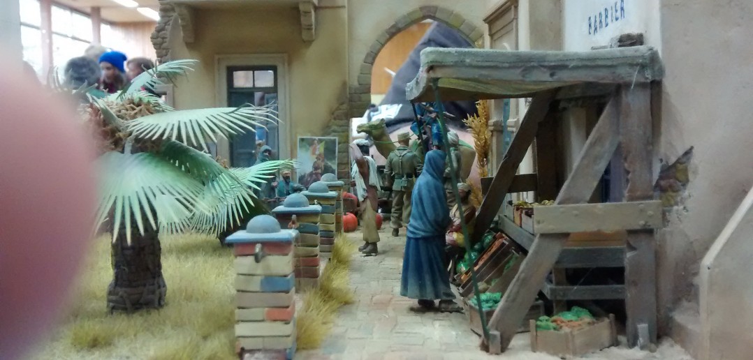 Diorama "Arabischer Basar" im Maßstab 1:32