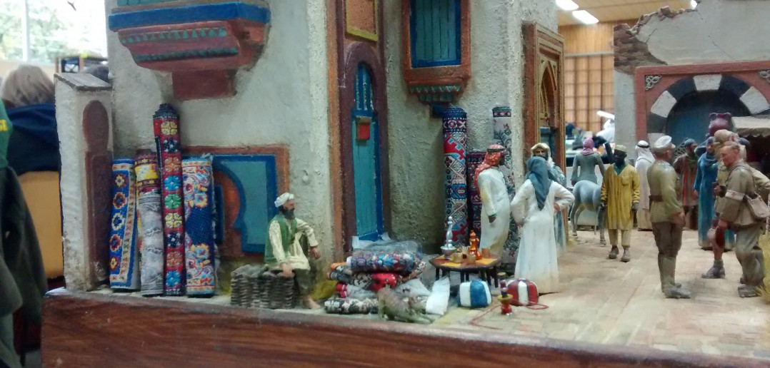 Diorama "Arabischer Basar" im Maßstab 1:32