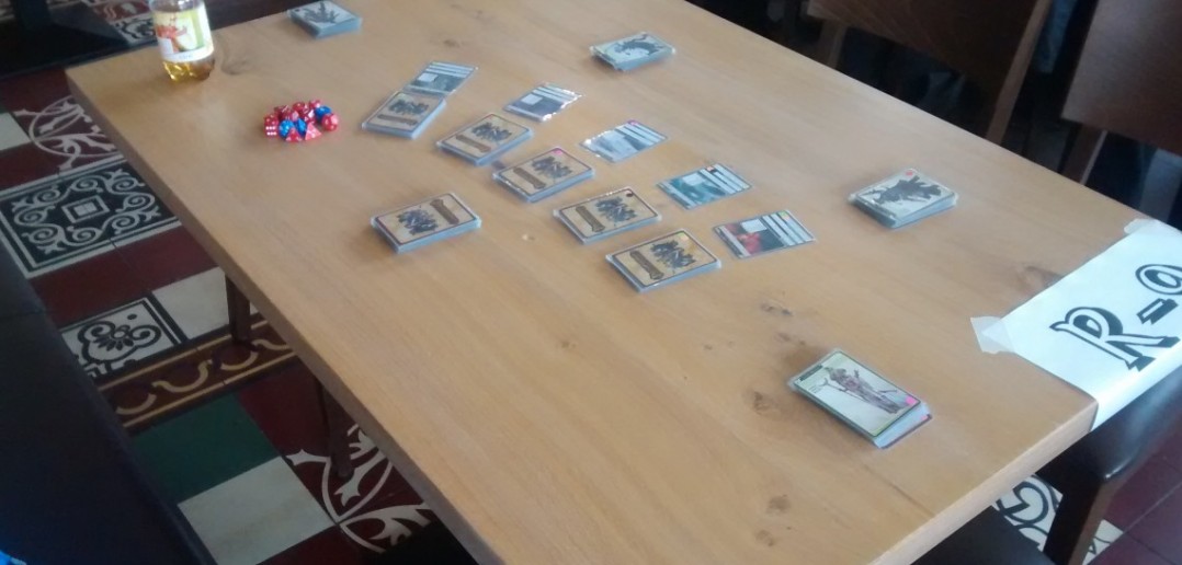 Verschiedene Card-Games werden im Ulisses-Demosaal vorgestellt.