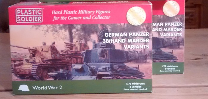 PSC Plastic Soldier Company WW2V20019 German Panzer 38(t) and Marder Variants