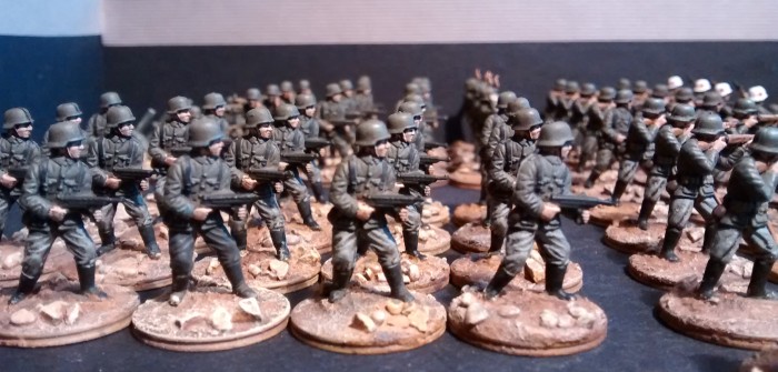 Speedpainting #1: So zwo 10er-Trupps für meine 20mm-Armee