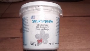 Strukturpaste: Sturmis Paradise...