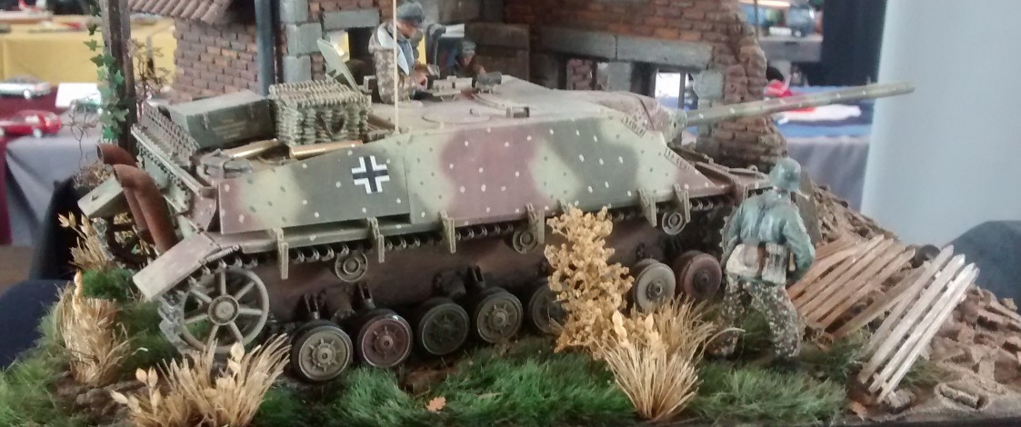 Diorama mit Jagdpanzer IV/70