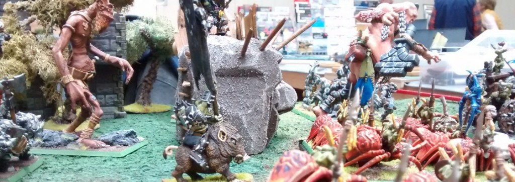 Die Warhammer-Figuren der Rhine-Toppers. Warhammer 40K und Warhammer Fantasy ( WHFB / WHF )