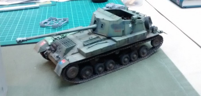 Auch von Moveleo: ein britischer Jagdpanzer Archer SP 17 auf Basis des Fahrgestells des Valentine.