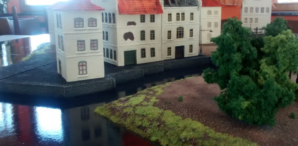 Die bespielbare Table-Top-Dioramenplatte "Schelde / Walcheren" im Maßstab 1:72 / 20mm.