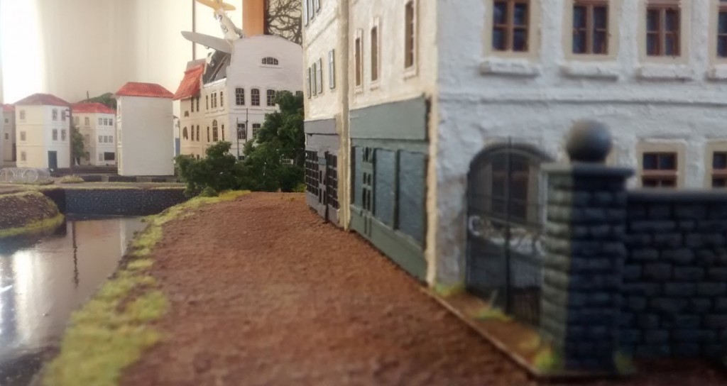 Die bespielbare Table-Top-Dioramenplatte "Schelde / Walcheren" im Maßstab 1:72 / 20mm.