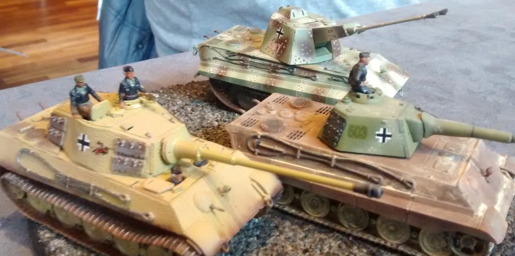 Original und Varianten auf Basis des Fahrgestell Panzer VI B Tiger II