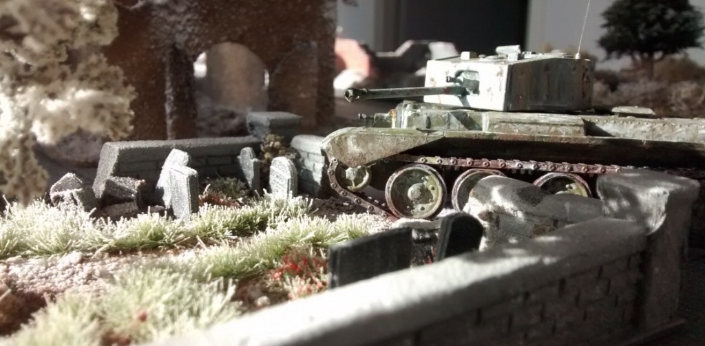 Cruiser Tank Mk VIII A 27M Cromwell auf der Behind-Omaha-Spielplatte