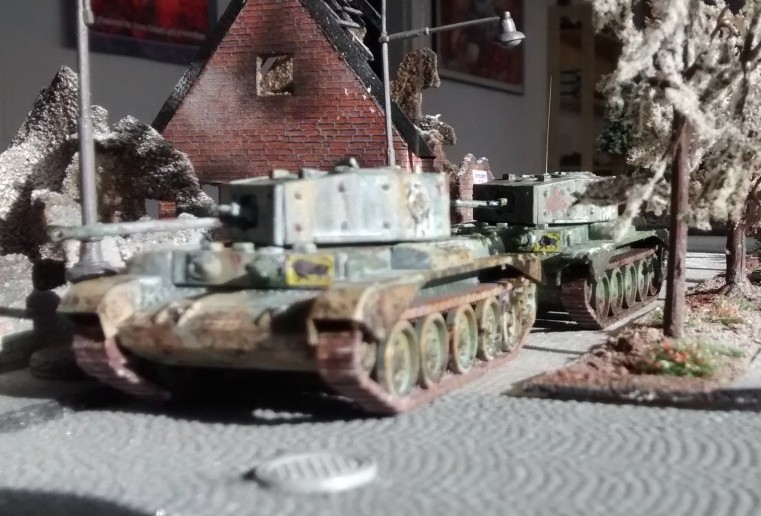 Cruiser Tank Mk VIII A 27M Cromwell auf der Behind-Omaha-Spielplatte