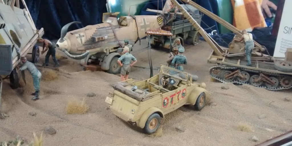 Diorama Notlandung Bf 109 bei El-Daba