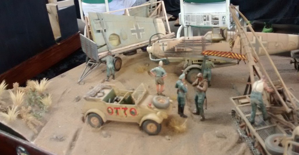 Diorama Notlandung Bf 109 bei El-Daba