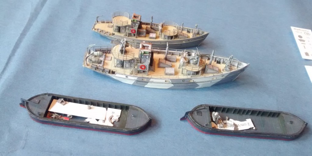 Kartonmodelle der Kriegsfischkutter der Deutschen Kriegsmarine