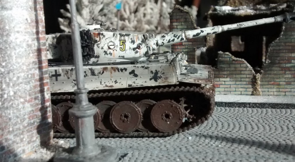 Panzerkampfwagen VI Tiger I auf der Behind-Omaha-Spielplatte