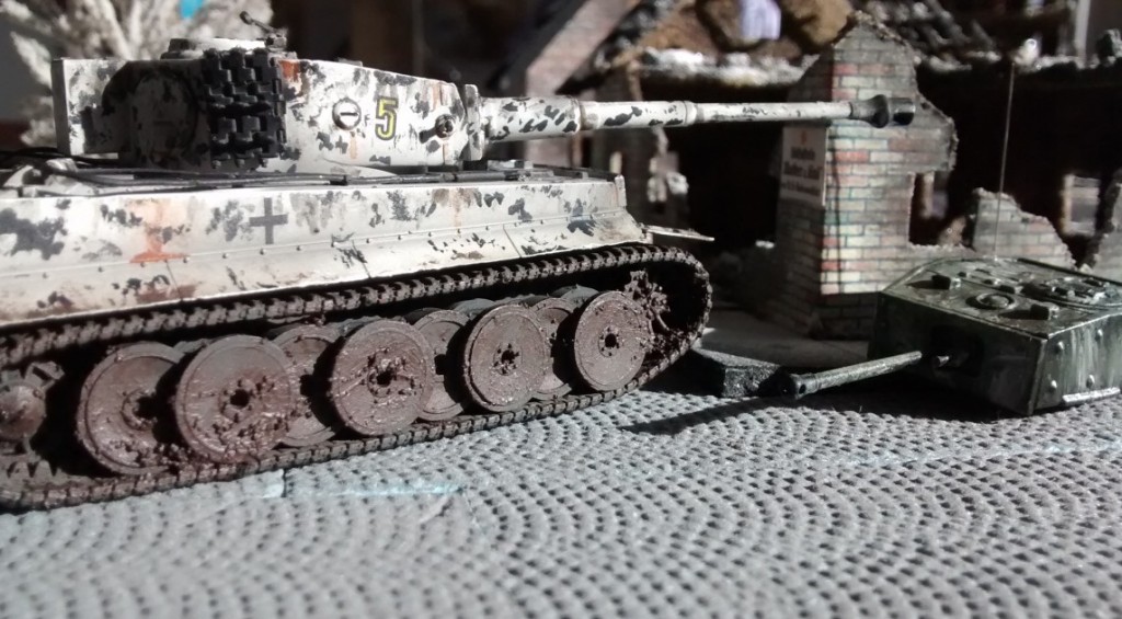 Panzerkampfwagen VI Tiger I auf der Behind-Omaha-Spielplatte