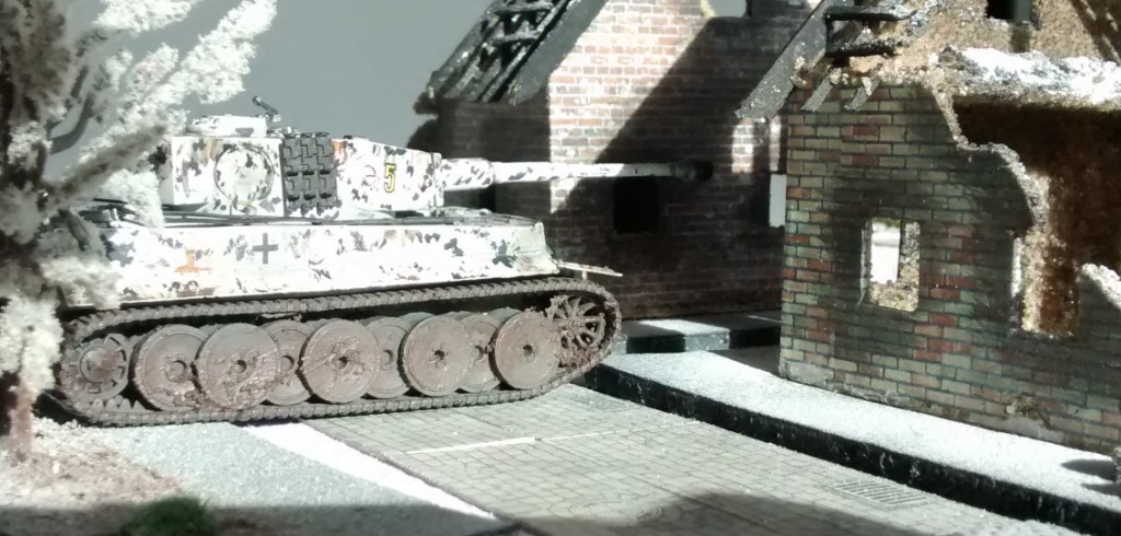 Panzerkampfwagen VI Tiger I auf der Behind-Omaha-Spielplatte