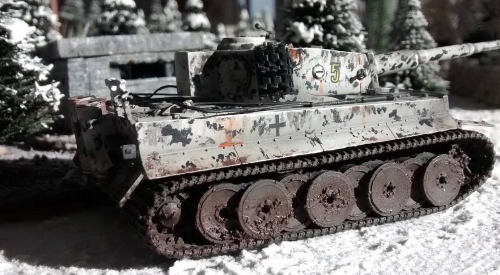 Panzerkampfwagen VI Tiger I auf der Behind-Omaha-Spielplatte