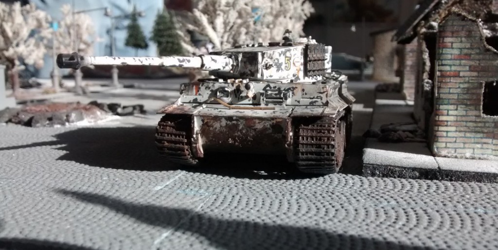 Panzerkampfwagen VI Tiger I auf der Behind-Omaha-Spielplatte