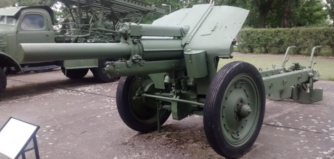 122mm-Haubitze M-30 im Deutsch-Russischen Museum in Berlin-Karlshorst