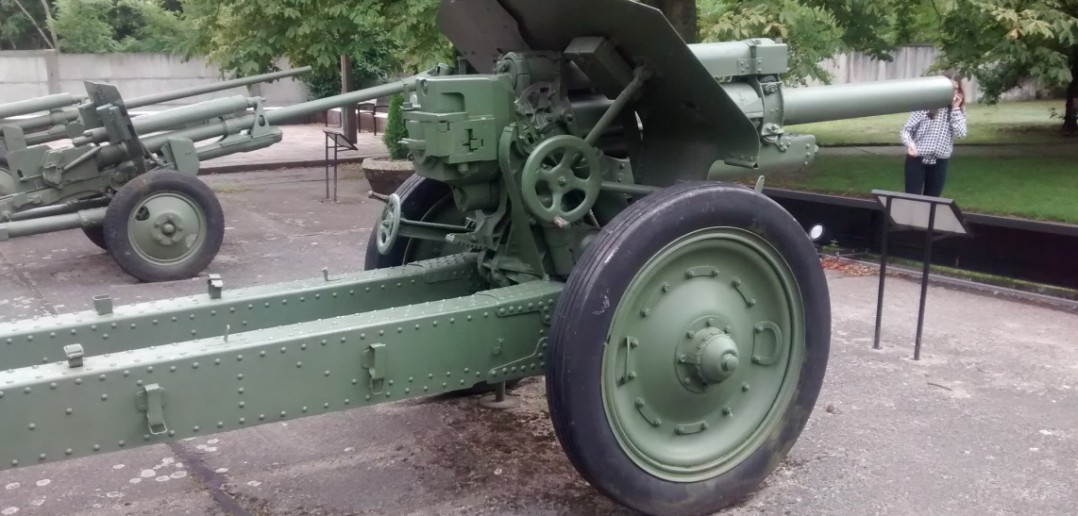 122mm-Haubitze M-30 im Deutsch-Russischen Museum in Berlin-Karlshorst