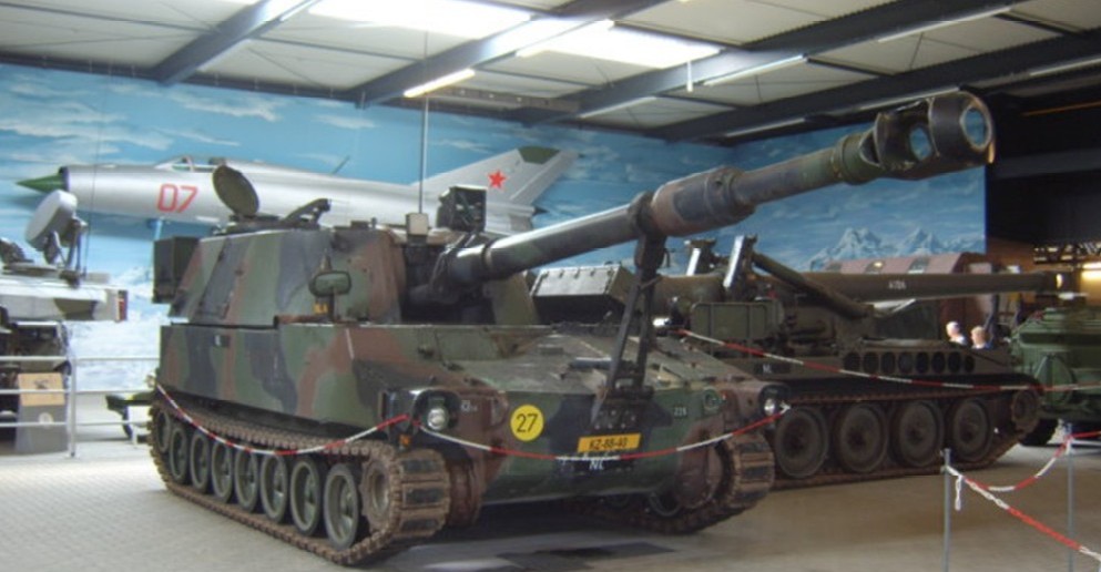 Panzerhaubitze 155mm M-109 im Oorlogsmuseum Overloon