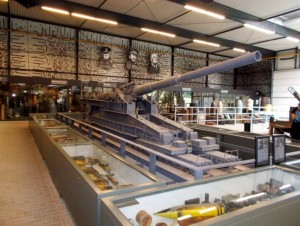 Eisenbahngeschütz "K5" im Oorlogsmuseum Overloon