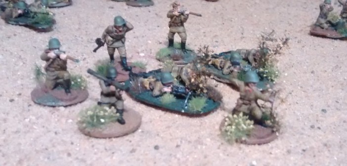 7er-Trupp #2 mit Bazooka und Infanterie-MG DP Degtjarjow-Pechotnij