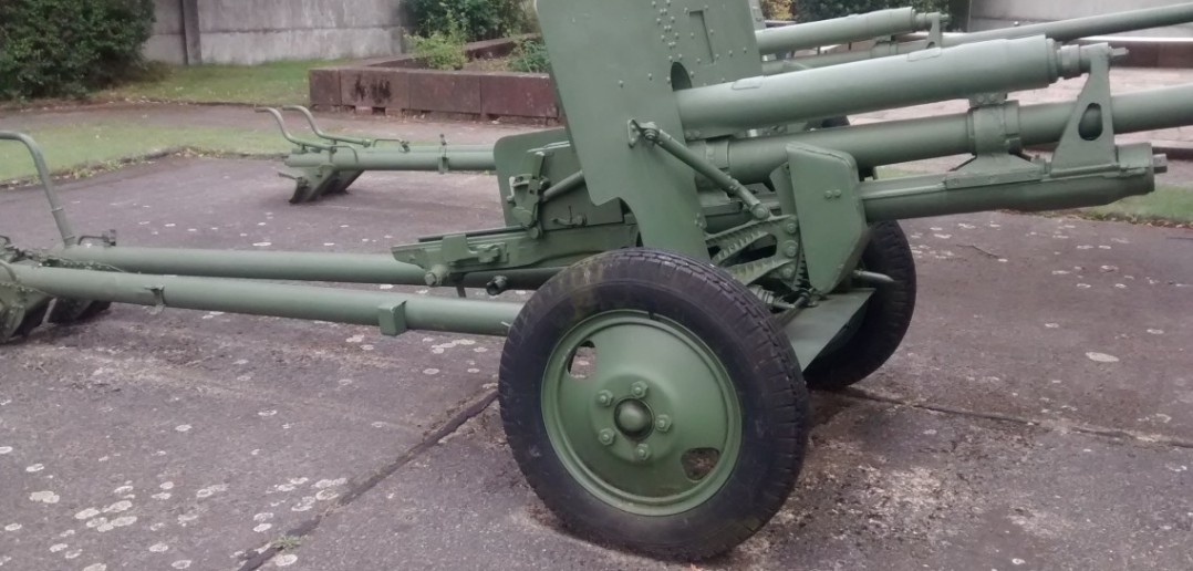 ZIS-3 76mm-Pak im Deutsch-Russischen Museum in Berlin-Karlshorst