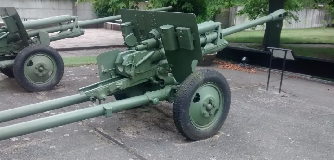 ZIS-3 76mm-Pak im Deutsch-Russischen Museum in Berlin-Karlshorst