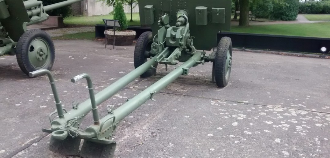 ZIS-3 76mm-Pak im Deutsch-Russischen Museum in Berlin-Karlshorst