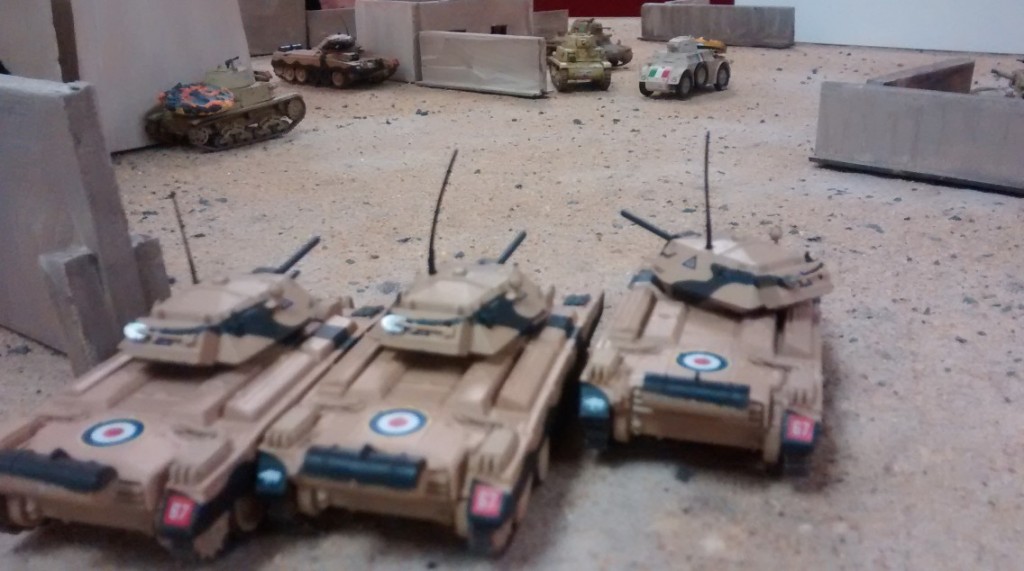 Panzerschlacht zwischen Bengasi, Tobruk und El Alamein bei der Generalprobe für das Behind-Omaha-2.0-Turnier bei Asgard in Aschaffenburg