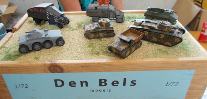 Am Stand von Giesbers und Del Bels Models findet man Resin-Bausätze, wie man sie sonst nirgends finden kann.