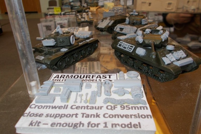 Early War Miniatures bietet auch für den Cromwell/Centaur Mk IV mit Ordnance QF-95-mm-Haubitze einen Zubehörsatz an. Hier reichen die Teile allerdings nur für einen Centaur