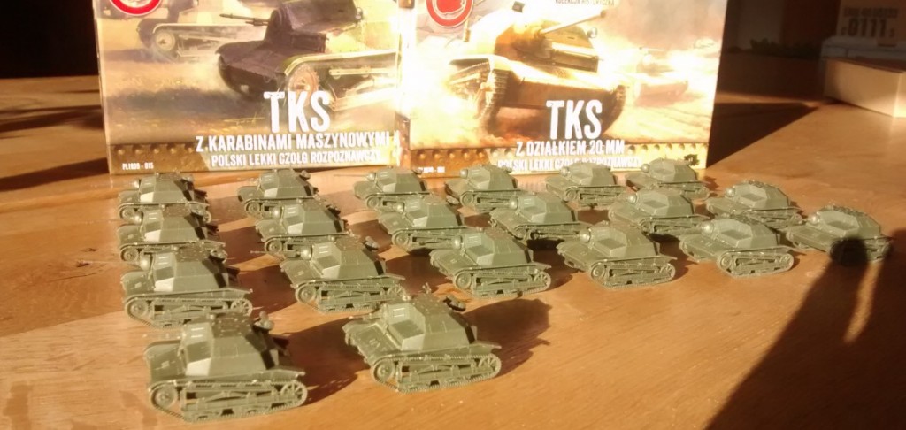 Von F2F: die Tankette TKS und TK-3. First-to-Fight hat hier einige Leckereien der polnische Armee im Programm.