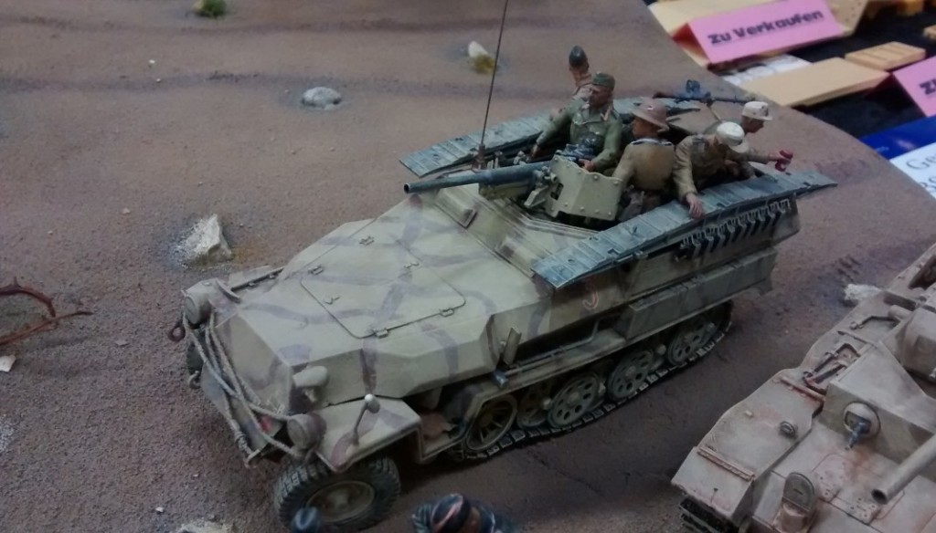 Diorama "Lagebesprechung der II. Abteilung des Panzerregiment 8 nahe SAUNU"