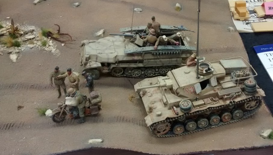 Diorama "Lagebesprechung der II. Abteilung des Panzerregiment 8 nahe SAUNU"