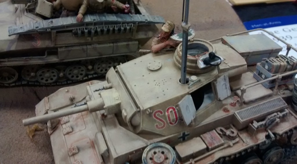 Diorama "Lagebesprechung der II. Abteilung des Panzerregiment 8 nahe SAUNU"