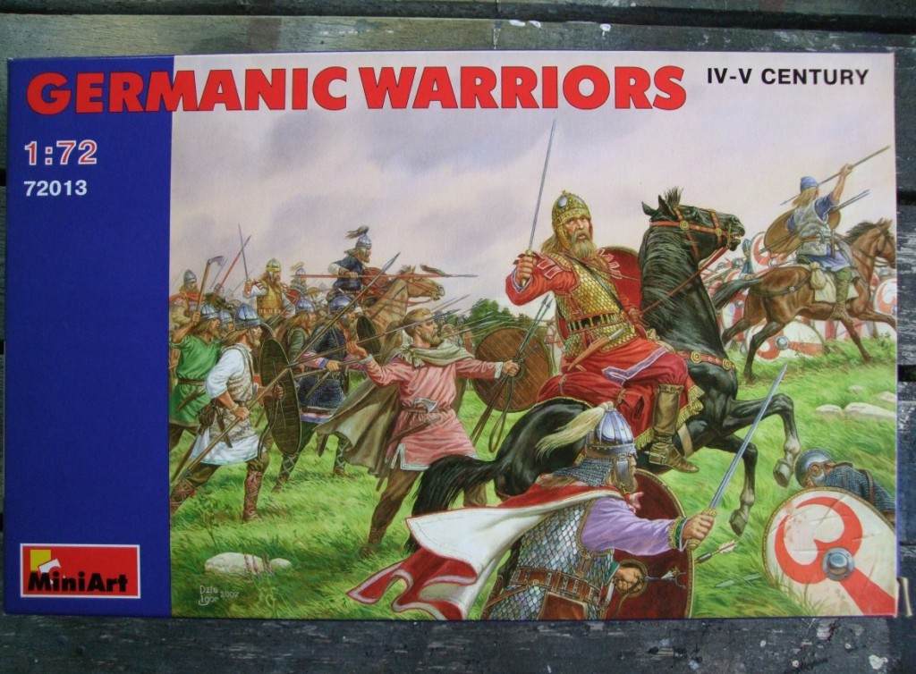 Das MiniArt Set 72013 Germanic Warriors bildet eine gute Grundlage für die Erschaffung der Reiter von Rohan im Maßstab 1:72