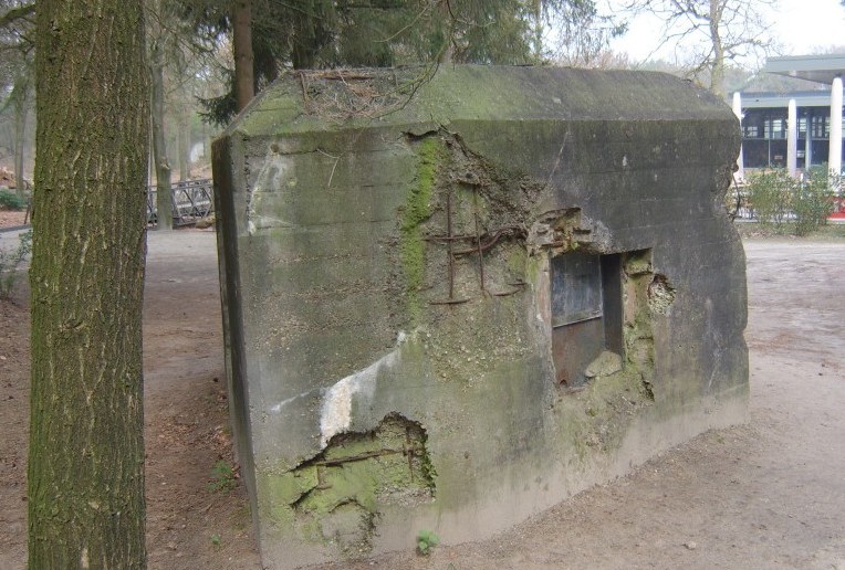 "Kazemat 95 S" von der Maaslinie, der Bunker aus dem Oorlog Museum in Overloon.