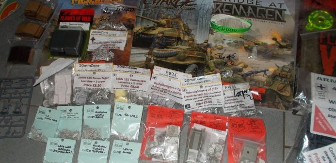 Nicht nur aber vor allem bei Sgt's Mess, EWM Early War Miniatures, Shell Hole Scenics Miniatures und bei SHQ Miniatures hat sich Frank gütlich getan. (#FrankM)