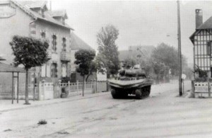 Foto aus der Normandie kurz nach dem D-Day 1944.