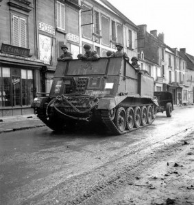 Foto aus der Normandie kurz nach dem D-Day 1944.