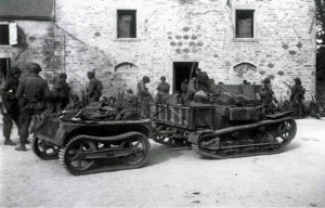 Foto aus der Normandie kurz nach dem D-Day 1944.