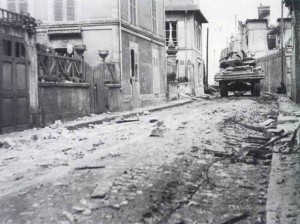 Foto aus der Normandie kurz nach dem D-Day 1944.