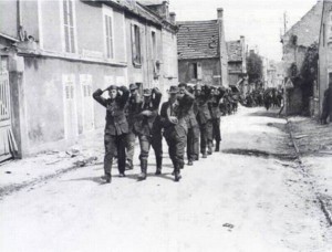 Foto aus der Normandie kurz nach dem D-Day 1944.