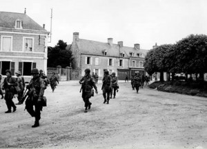 Foto aus der Normandie kurz nach dem D-Day 1944.